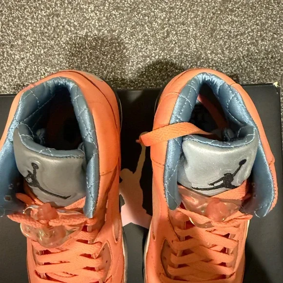 Air Jordan 5 Retro DJ Khaled We The Best Crimson Bliss size 8...NEVER WORN!! - Picture 7 of 11